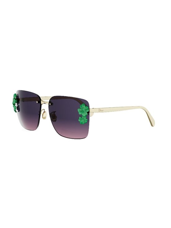 DIOR Accessories - New DIOR Women's Sunglasses Metal Frame CLOVER S2U CD40249U B0G2 10T 62 gold